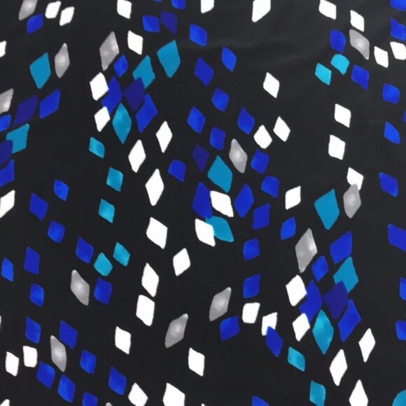 Kasper Printed V-Neck Sleeveless Blouse - Picture 5 of 5